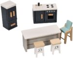 Virtuvės baldų komplektas lėlių namui L50266