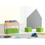 Knygų lentyna ir pufai 098304 - Image 3