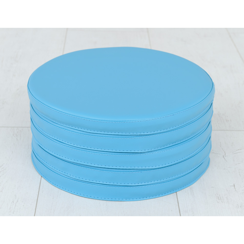 101863_a_20 Apvalių vienspalvių pagalvėlių komplektas įvairių spalvų - Image 1