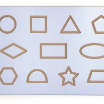 Manipuliacinė lenta VIGA „Geometrinės figūros” V50860