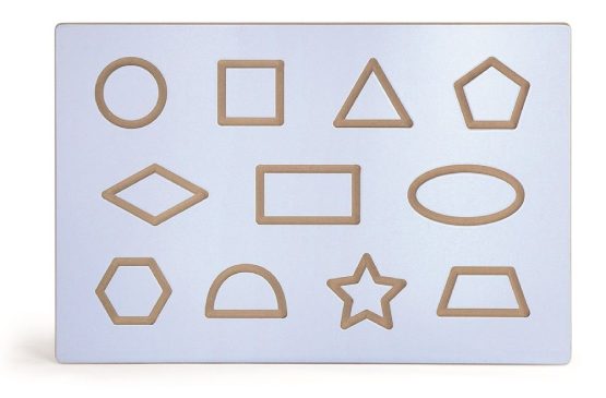 Manipuliacinė lenta VIGA „Geometrinės figūros” V50860