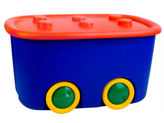 Žaislų laikymo dėžė annt ratukų KI0013