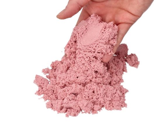Kinetinis smėlis 1 kg Rožinis N3033