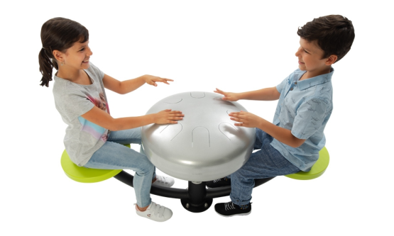 Lauko muzikos instrumentas būgnas HANDPAN DUET
