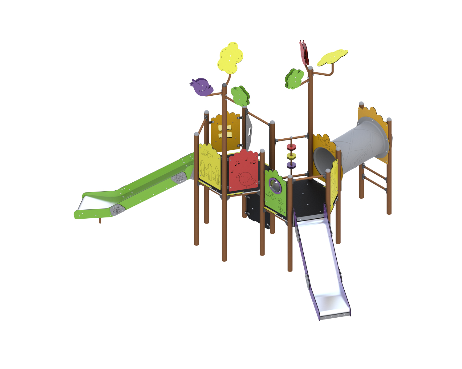 ZZGL_0050-RENDER-4 Kompleksinė lauko žaidimų aikštelė ZZGL/0050 - Image 1