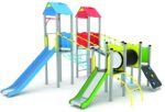 Kompleksinė lauko žaidimų aikštelė 0208