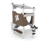 Nerūdijančio plieno namukas su atvira čiuožykla 0304 - Image 6