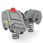 Dvivietis spyruokliukas Policijos automobilis 0630 - Image 3