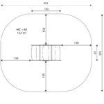 Keturvietės balansinės sūpynės spyruokliukas  Ateivis 0673 - Image 2