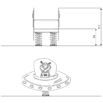 Keturvietės balansinės sūpynės spyruokliukas  Ateivis 0673 - Image 3