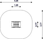 Tiltukas su manipuliacinėm sienelėm ir ūgio matuokle 0840 - Image 3