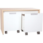 Suoliukas su stalčiais dviem stalčiais ant ratukų 092169 - Image 2