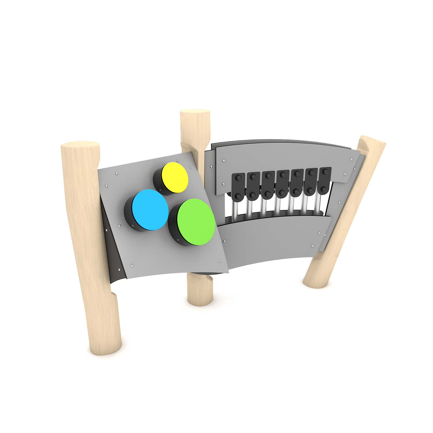 0d95-rb13391s Natūralios medienos ROBINIA manipuliacinė muzikos lenta RB1339 - Image 1