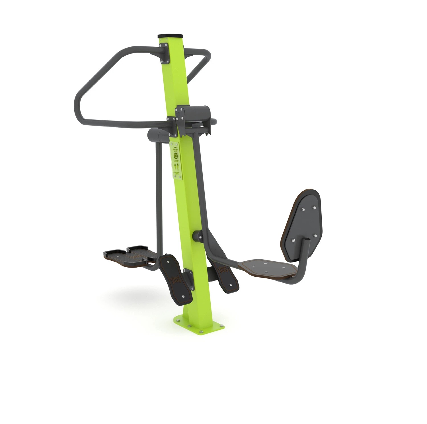 11431 Dvigubas lauko treniruoklis sukimas švytuoklė ir stūmimas kojoms 1143 - Image 1