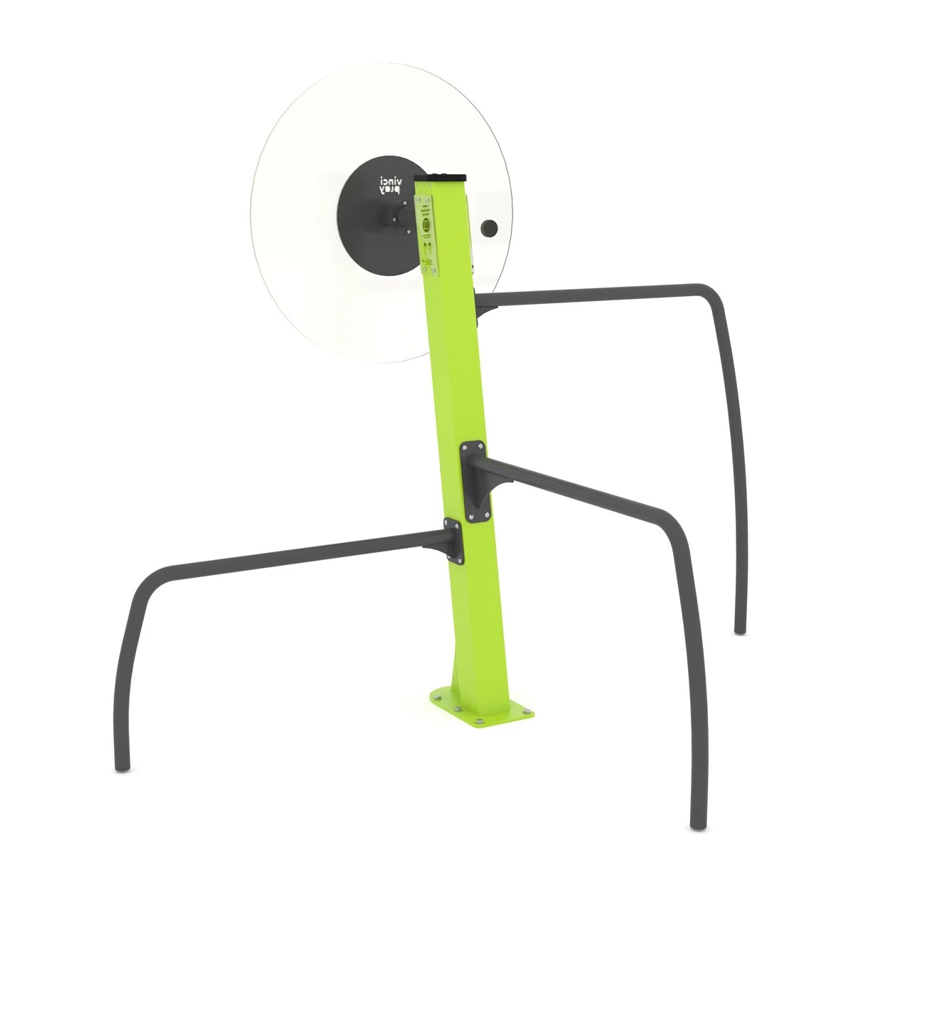 1149 Dvigubas lauko treniruoklis sukimas rankoms ir atsispaudimams 3 lygių 1149 - Image 1