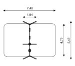 Trivietės sūpynės WD1491 - Image 2