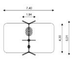 Vienvietės sūpynės su gandralizdžiu WD1492 - Image 2