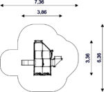 Kompleksinė lauko žaidimų aikštelė WD1550 - Image 6
