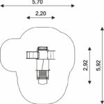 Kompleksinė lauko žaidimų aikštelė traukinukas WD1551 - Image 3