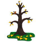 Medžiaginė manipuliacinė sienelė metų laikai Kriaušė 196008 - Image 2