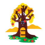 Medžiaginė manipuliacinė sienelė metų laikai Obelis 196024 - Image 5