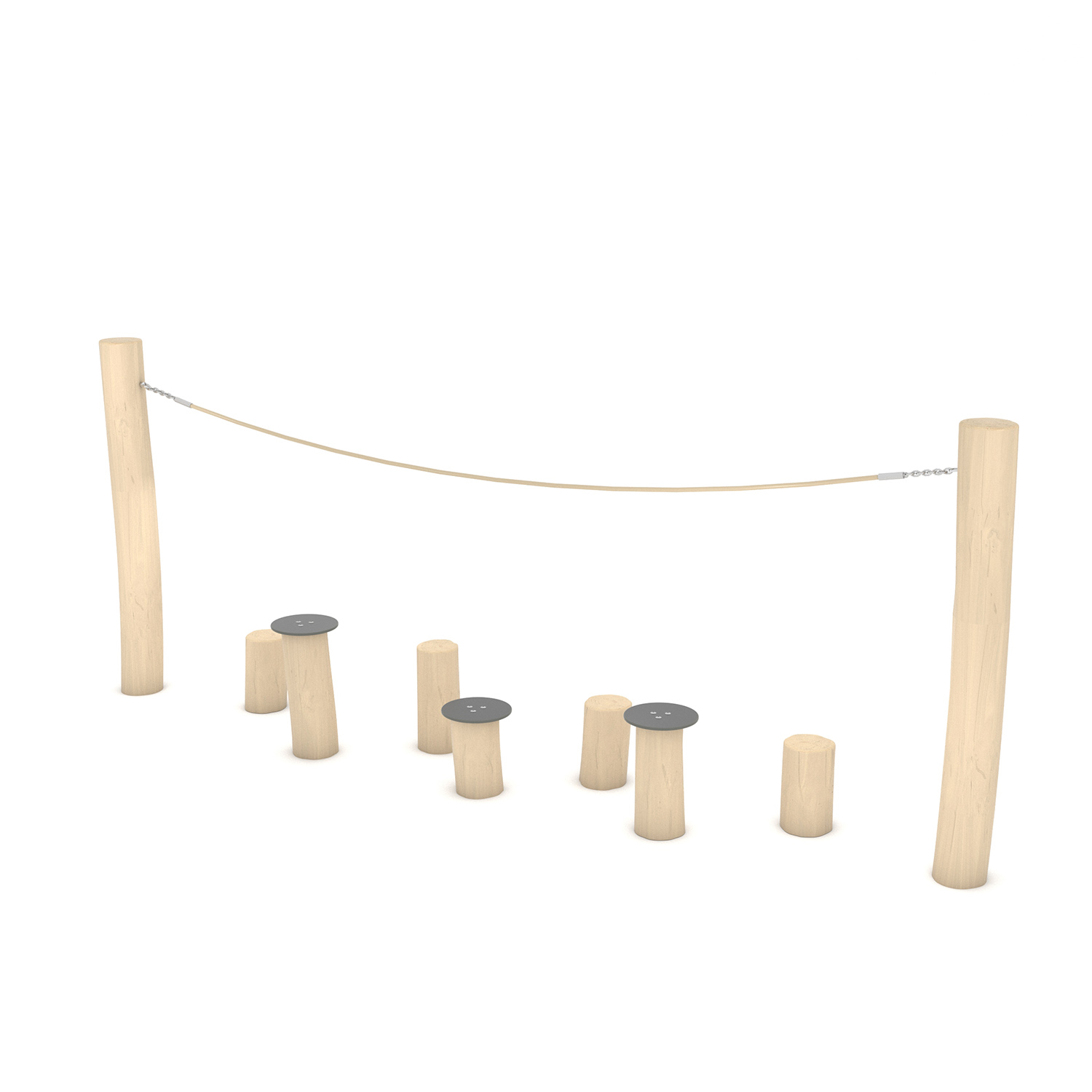 237c-rb12721s Natūralios medienos ROBINIA balansiniai kuoliukai RB1272 - Image 1