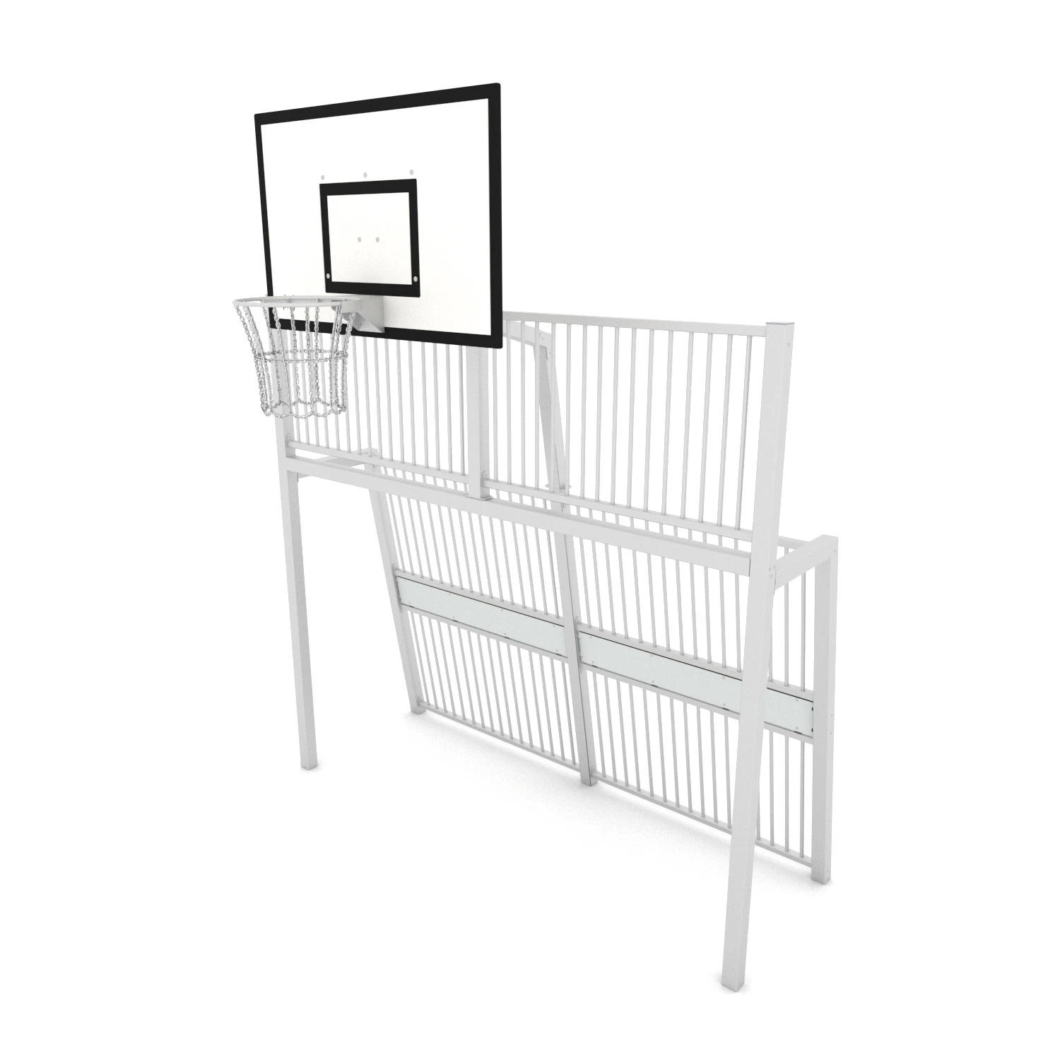 2421 Lauko krepšinio stovas su futbolo vartai 2421 - Image 1
