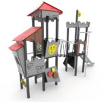 Kompleksinė vaikų žaidimų aikštelė su tilteliu 3004 - Image 3