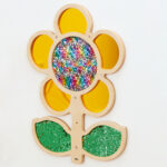 Manipuliacija Gėlė su vartomais blizgučiais žvyneliais 356199