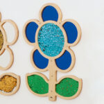 Manipuliacija Gėlė su vartomais blizgučiais žvyneliais 356200