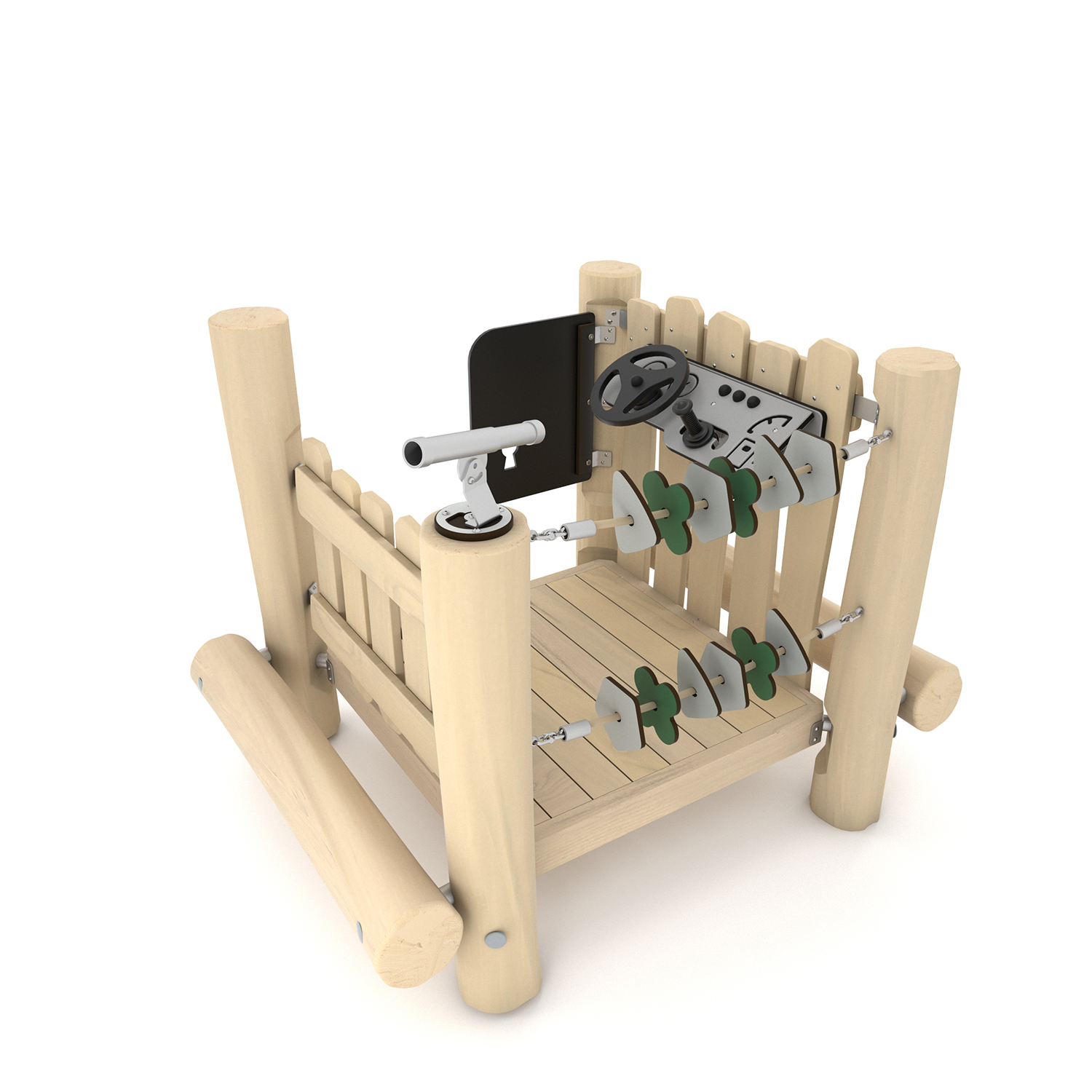 3599-rb12431s Natūralios medienos ROBINIA manipuliacinis automobilis RB1243 - Image 1