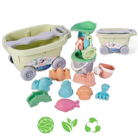 43421 Smėlio žaislų rinkinys karutyje 43421 - Image 1
