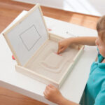 Didelė smėlio dėžė su dvipuse lenta užsiėmimams 451143 - Image 2