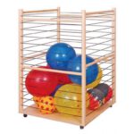 Sulankstomas mobilus kamuolių krepšys VX0100 - Image 2