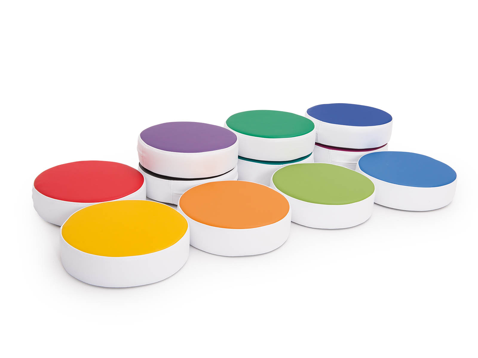 4640662_4 Eko odos pufai Spalvoti saldainiukai baltais kraštais 12 vnt. 855250 - Image 1