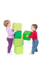 Minkšti pufai  figūros Kubai 8 vnt. 855260