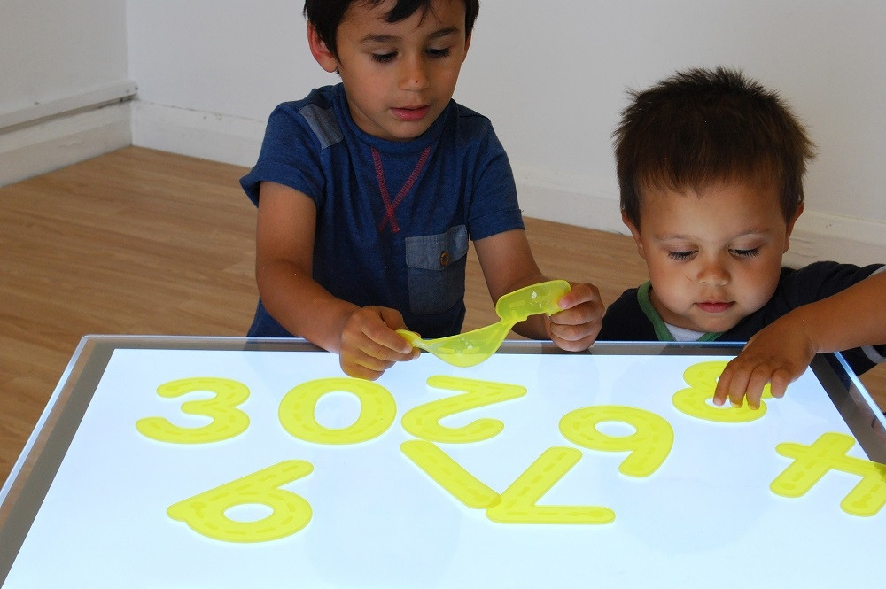 54509 Skaidrūs geltoni silikoniniai skaičiai 10 vnt. 54509 - Image 1