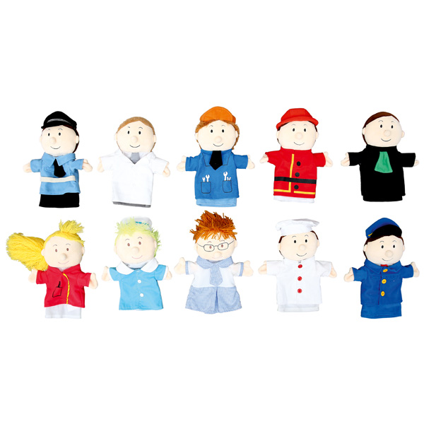 555018_a_15 Lėlių rankoms rinkinys profesijos 555018 - Image 1