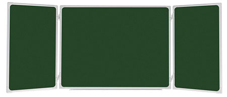 6458828229 Trijų dalių žalia kreidinė magnetinė lenta 120*90 cm. bendras 2,4 m - Image 1