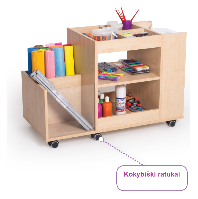 6512255 Mobili spintelė daiktams su stalčiais 855642 - Image 1