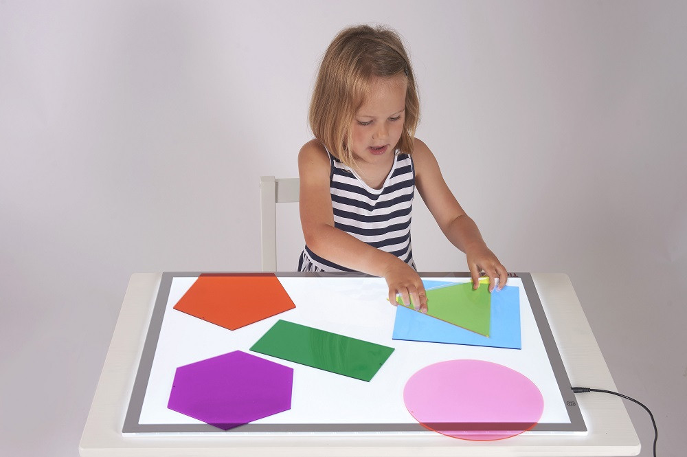 72395 Didelės skaidrios geometrinės figūros 6 vnt. 72395 - Image 1