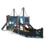 Kompleksinė lauko žaidimų aikštelė smėliadėžė Laivas WD1415 - Image 6