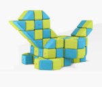 Konstruktorius "Jolly heap" magnetiniai blokeliai 150 vnt. JOY