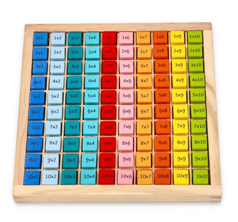 L10279 Medinė skaičių dėlionė daugyba L10279 - Image 1