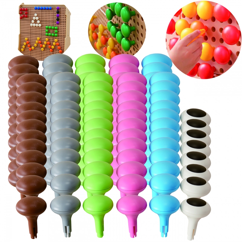 ME21144 Spalvotų kištukų rinkinys Jumbo 128 vnt. ME21144 - Image 1