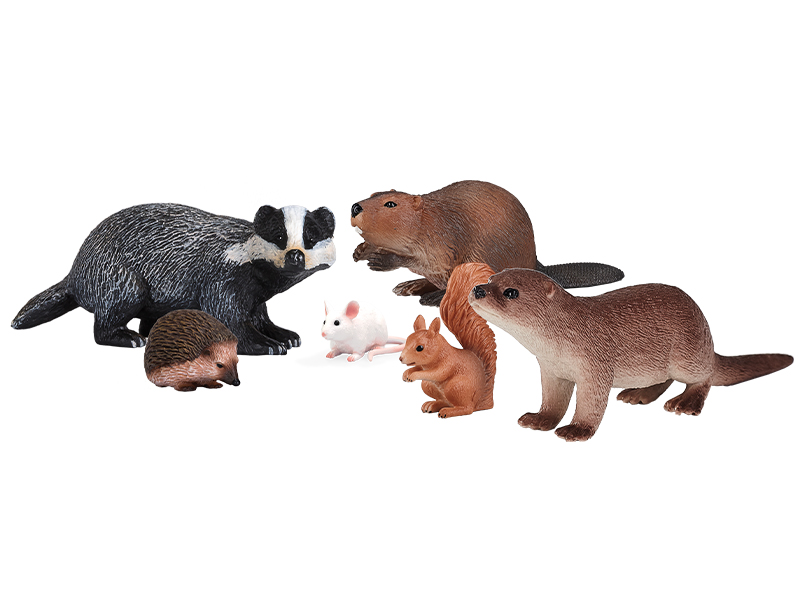 MJ0010 Didelės miško gyvūnų figūrėlės MJ0010 - Image 1