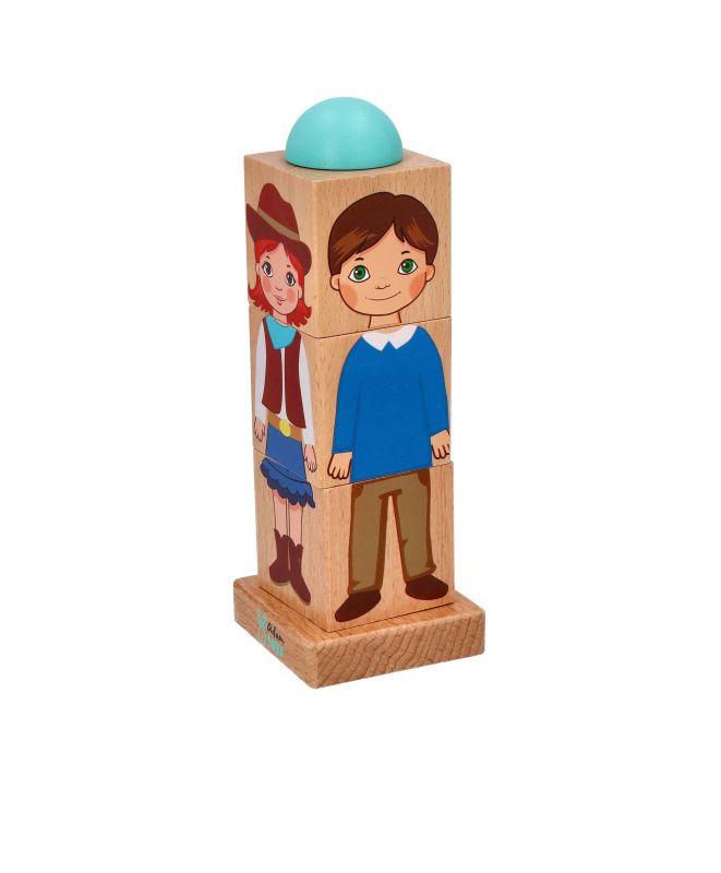 N2030 Dėlionė BOKŠTAS žmonės N2030 - Image 1