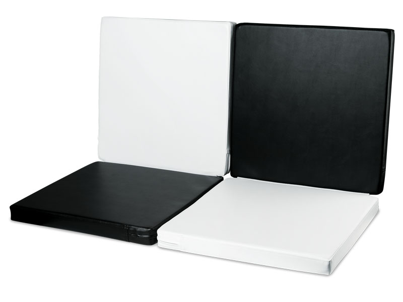 NS2152 Sulankstomas 4 dalių juoda balta čiužinukas NS2152 - Image 1