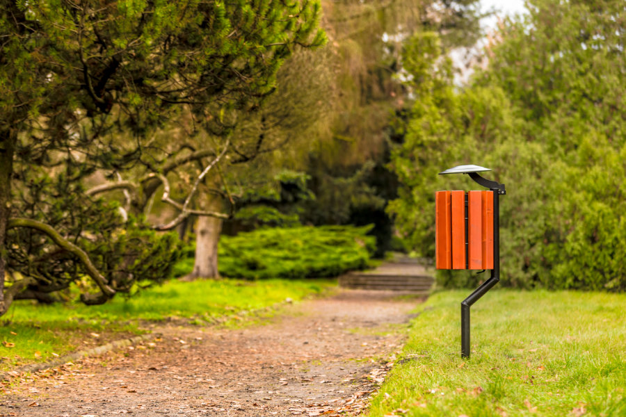 Rekord-40-of-74 Šiukšliadėžė su stogeliu GLADIATOR - Image 1