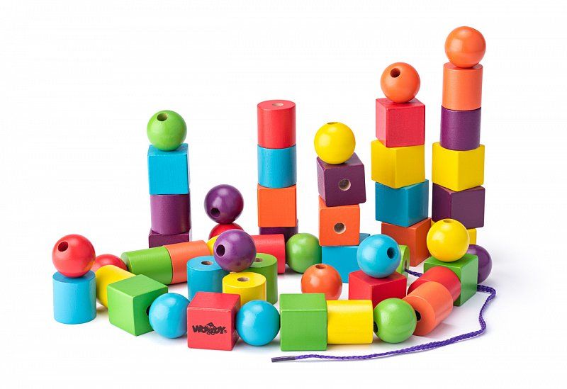 WD90194 Dideli varstymo karoliukai maišelyje 60 vnt. WD90194 - Image 1